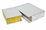 Light And Thin Rock Wool Sandwich Panel For Clean Room In Chemical Industry