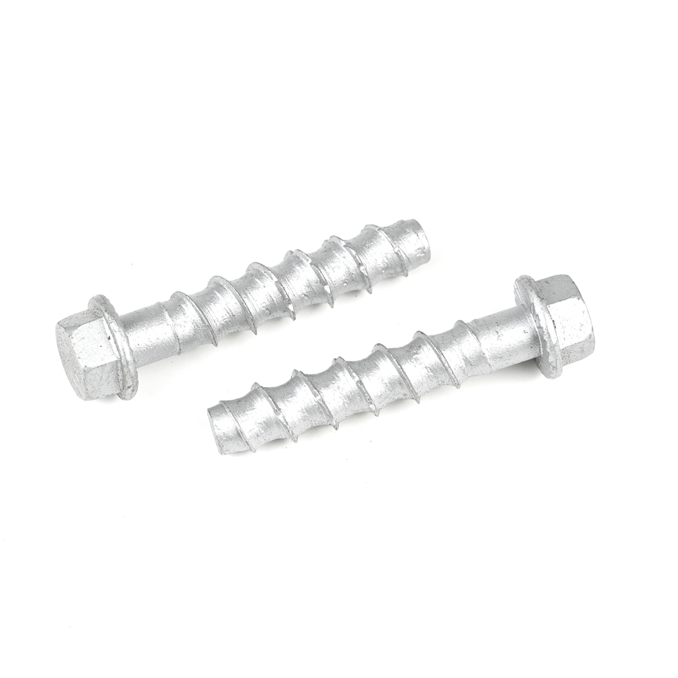 Polyurethane Buffer Concrete Anchor Bolts Screw 100% QC Tested Carbon Steel Hex Head