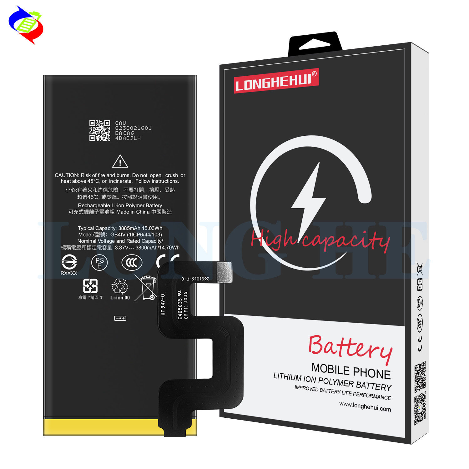 Google Pixel Mobile Phone Battery GB4IV 3885mAh 3.87V Lithium Ion Lithium Polymer