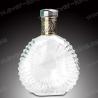 Buy cheap FDA Cork Sealing Crystal Flint Rum Glass Bottle from wholesalers