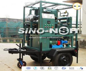 China Insulating 600 L/H-18000 L/H Vacuum Oil Purifier 380V Oil Filtration Plant factory