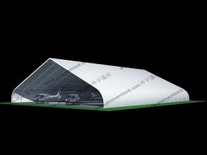 China Large Outdoor Temporary Hangar Structures , Airplane Hangar Tent With PVC Walls factory