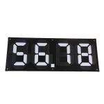 Outdoor Waterproof Fuel Price Flip Signs 7 Segment Magnetic Flip Digital Price
