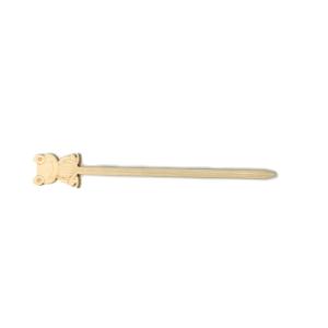 China 12cm Cocktail Bamboo Food Picks Bulk Wooden Cutlery Reusable factory