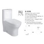 Sterling Elongated Bathroom Toilets Surface Self Cleaning 690X362X765MM