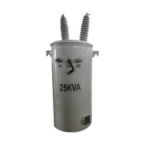 China 25kva Oil Immersed Distribution Transformer Single Phase Pole Mounted Transformer factory