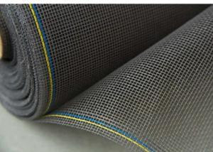 China Black Pvc Coated Fiberglass Window Screen Mesh 0.5-3m Woven factory