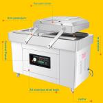 Double Chamber Vacuum Packing Machine , Commercial Food Vacuum Packaging Machine