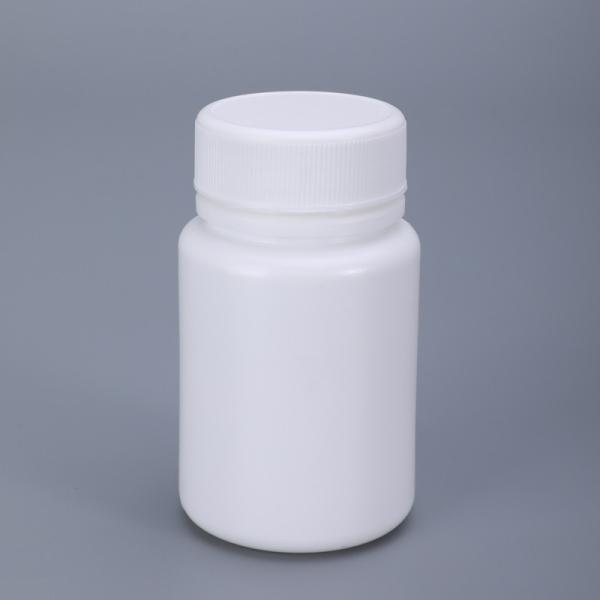 70ml Capacity Square/ Round Bottle Custom Waterproof PE White Plastic Pill