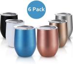 Stemless Stainless Steel Coffee Cup 9oz 12oz Eco Friendly Travel Insulated Cup