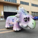 Dinosaur Animatronic Ride Shopping Mall Remote Start Dinosaur Ride for Kids