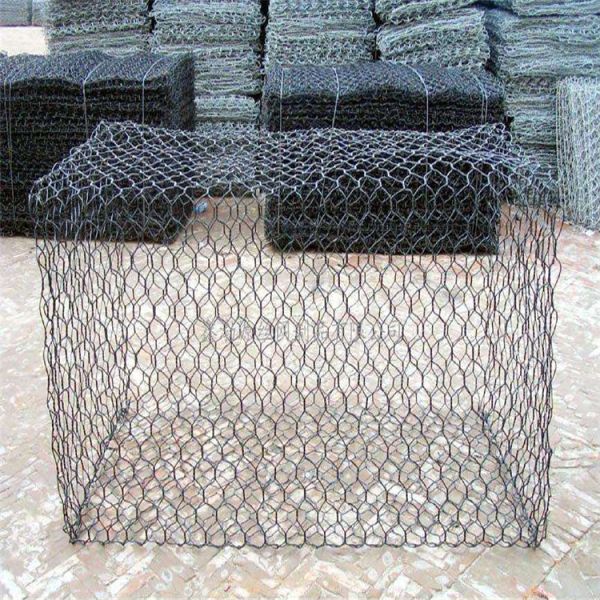 China Iron Bending Hot Galvanized Gabion Baskets For Stones factory