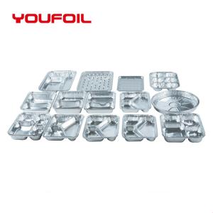 China Takeout Multiple Cavities Disposable Aluminum Foil Pan Insulation Preservation factory