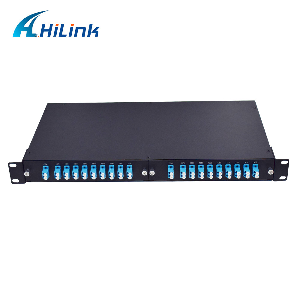 18CH CWDM Module 1270-1610nm 1U LGX 2 Half Sized Slot In 1 Cassette