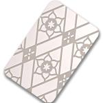3d Etched Finish Stainless Steel Decorative Sheet 8K Mirror Golden For Wall