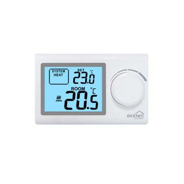Riseem White Color Shell Digital Non Programmable Heating Room Thermostat for