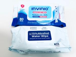 China Scent Free 75% 80pcs Medical Grade Sanitizing Wipes factory