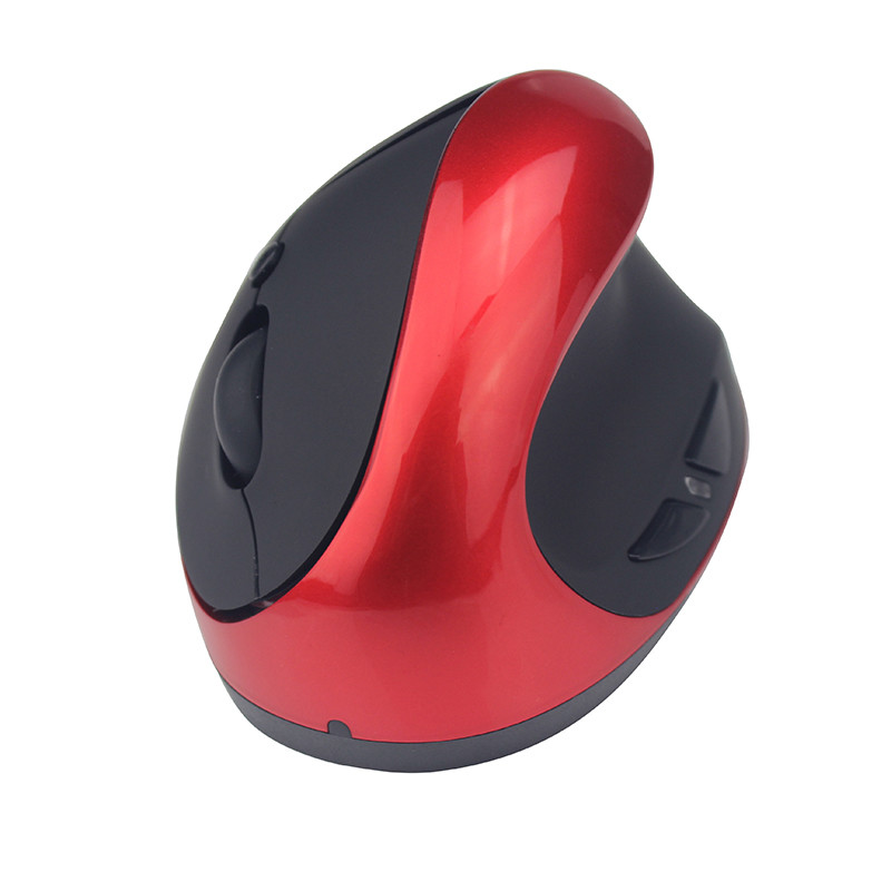 Right Hand Vertical Wireless Mouse , Portable Ergonomic Computer Mouse