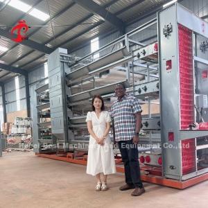 China Hot Deep Galvanized Broiler Cage System 25 Years Lifespan For Chicken Rearing Emily Wang factory