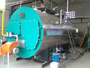 China Smoke Pipe Automatic Steam Boiler Machine , High Efficiency Steam Boiler factory