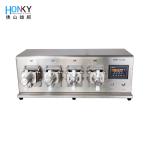 Cosmetic Liquid Multiple Head Filling Machine System Ceramic Piston Pump Filling
