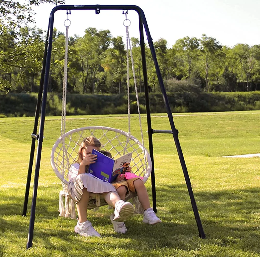 Sturdy Portable Hammock Chair Stand for Easy Hanging in Outdoor and Indoor Areas