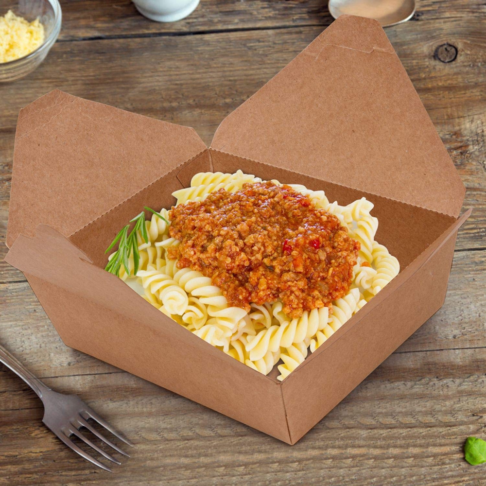 Restaurants' Top Choice Custom Printed Takeout Box for Italian Spaghetti Pasta Salad