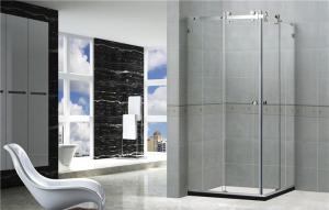 China 8MM Tempered Glass Frameless Shower Enclosures With Mirror Color Self - Cleaning factory