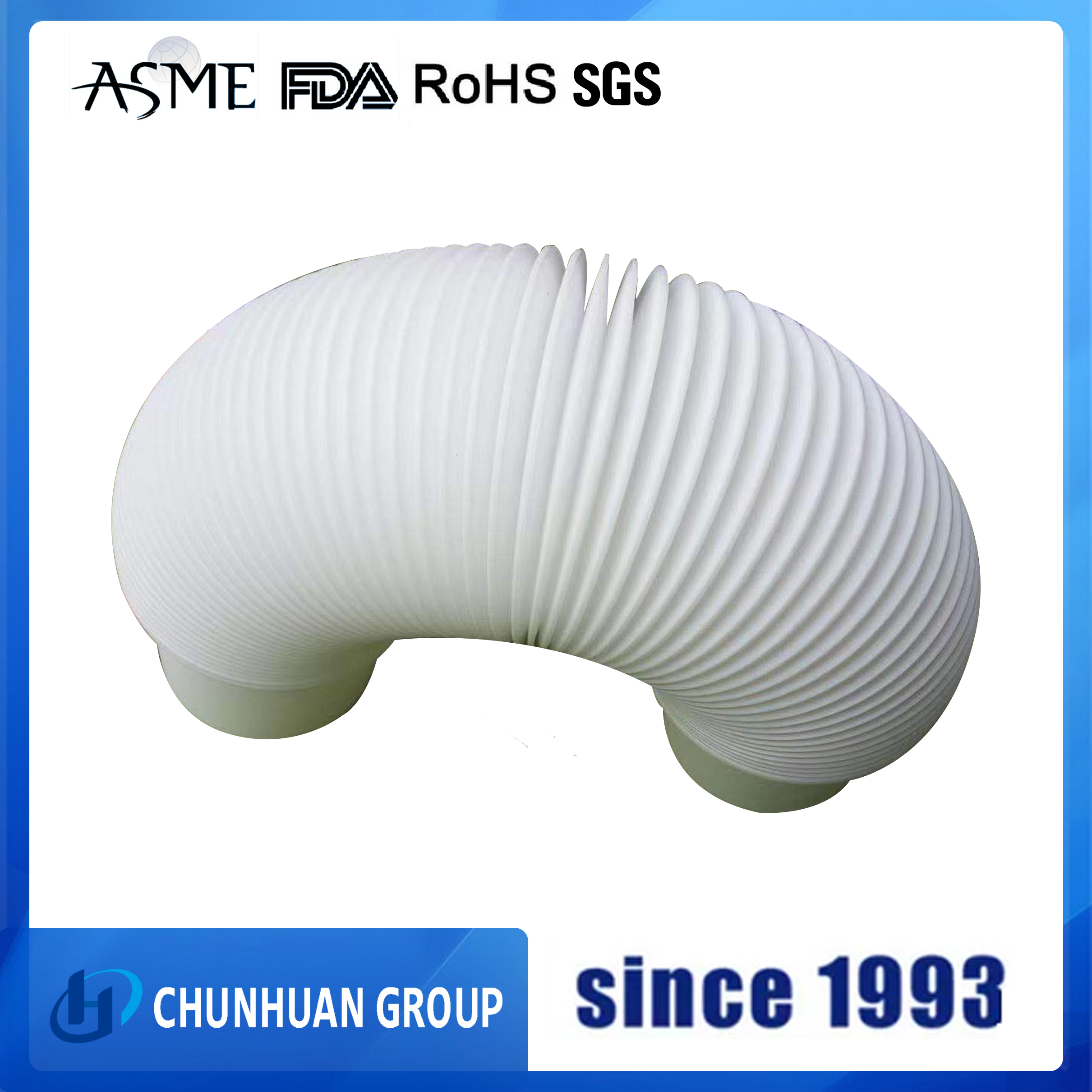Pure Natural Clear White Virgin Extruded PTFE Tube Smooth Scalable
