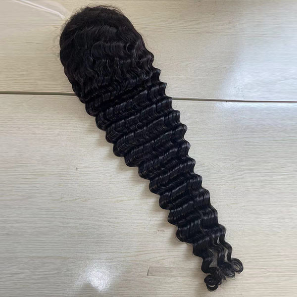 Deep Wave Indian Swiss Lace HD Wigs Human Hair 13x6 Jerry Curly