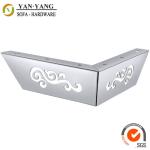 70mm high durable furniture accessories iron chrome hollow out sofa feet SL-116