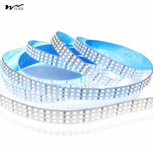 China 16.4ft LED Strip Lights 12V 1800 LEDs Triple Row Daylight White 6000K Dimmable Year 3-Year factory