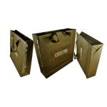 Spot UV Paper Bag Printing , Kraft Paper Shopping Bag With Twisted Handle