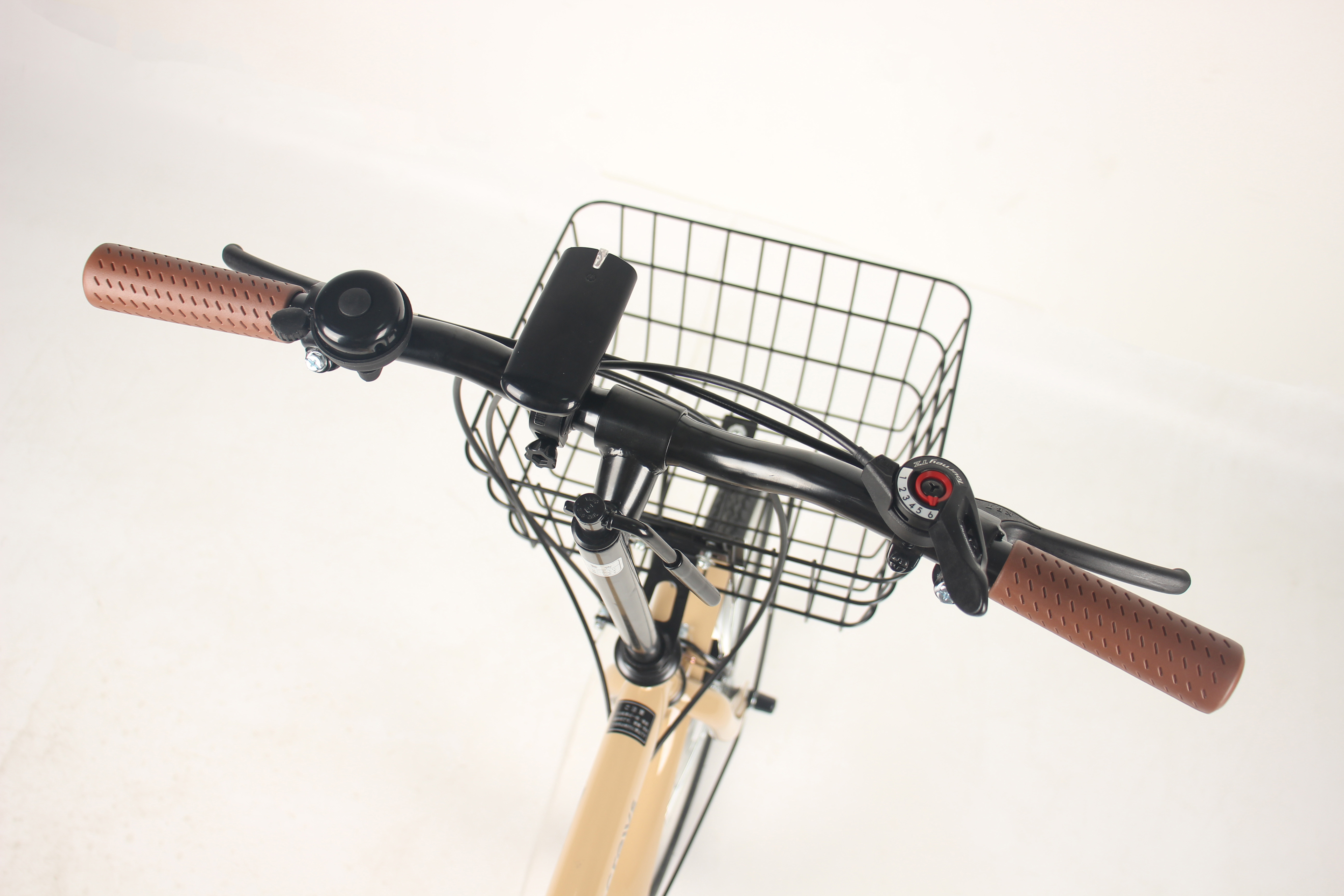 Steel Rim Carbon Frame Collapsible Road Bike With Comfortable Saddle