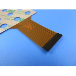 IPC 6012 Class 2 Polyimide 25um Flexible PCB Board For Counter Keypad