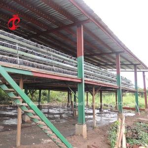 China Battery Poultry Farming Cage System Decrease Temperature For Layers Star factory