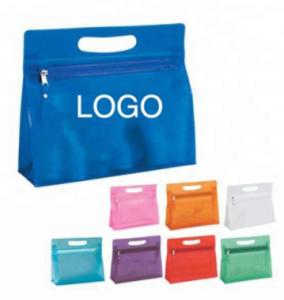 China Transparent PVC Zipper Bag Makeup Skincare Packing For Outdoor Travelling factory