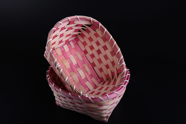 Craft Bamboo Fruit Basket Dust Pan 150*30mm Customized For Gifts