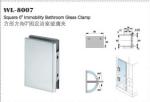 high quality 0 degree Stainless Steel Wall Mount Glass Clamp Wall to Door