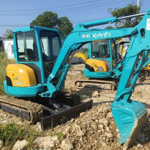 3.5T Mini Crawler Used Kubota Excavator Kubota U 35 Hydraulic System Digging