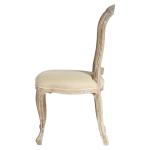 Craved oak wood chair with rattan back for luxury event and weddings decorations