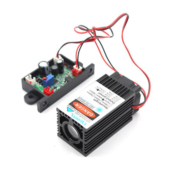 638nm 1W High Power 12V 1A Thick Beam Red Laser Module With Cooling Fan