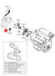OEM 25286-3E001 252863E001 IDLER PULLEY FOR HYUNDAI GRANDEUR (TG) 2.7