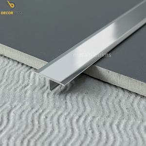 China External Corner Trim T Shaped Transition Strip Aluminum Accessories factory