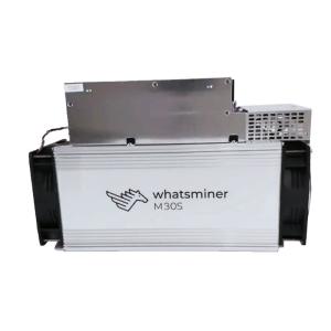 China Microbt M30s BTC Asic Miner 38W 86Th/S 3268W SHA-256 9.5kg factory