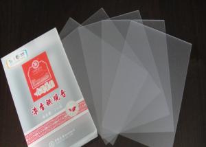 China Durable Material Rigid Pvc Packaging White Translucent Color High Intensity factory
