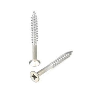 China SUS410 Pozidriv 50mm Flat Head Chipboard Screw for Cement Fiberboard Installation factory