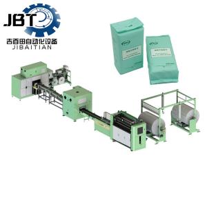 China Customizable Biodegradable Cotton Facial Tissue Machine With Laser Ranging factory