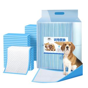 China 10mm Thickness Absorbent Polymer Disposable Dog Training Pads factory