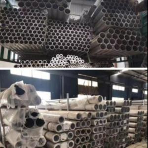 China 6061 6063 Aluminum Alloy Tube Extruded Round / Rectangular 610mm factory